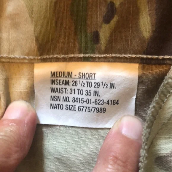 Air Force ABU new size small regular blouse & pants with insect shield - Picture 4 of 6
